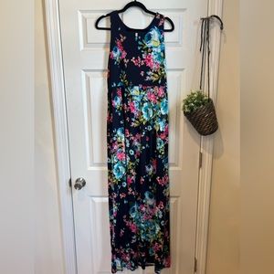 Beeson River Floral Maxi Dress with pockets - size XL